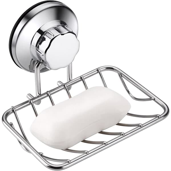 Superkraftig sugekoppholder for dusjsåpe