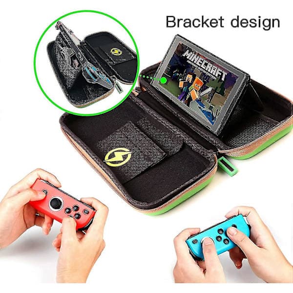 Nintendo Switch Minecraft bæretaske med spilgarage til voksne og børn