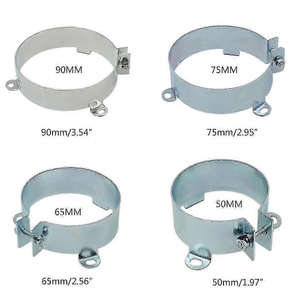 2 st Kondensatorfäste Klämmor Hållare Klapp 50mm 65mm 75mm 90mm Monteringsklämma 75MM