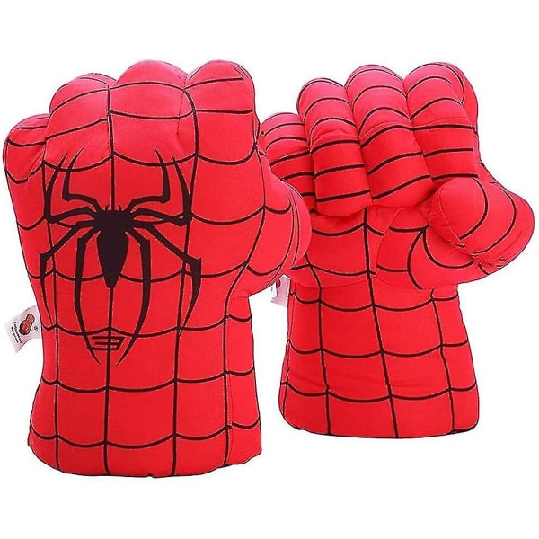 Spider-man Smash Hands Boxningshandskar Leksaker Stora mjuka plyschhjältenävar, superhjälteleksaker för pojkar Flickor, rollspelskostym Födelsedagspresent för barn Småbarn