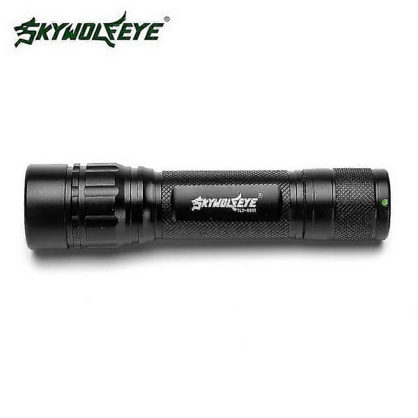 3000lm Sky Wolf Eye Cree XM-L T6 Vandtæt LED Lommelygte, 3-Mode Sort