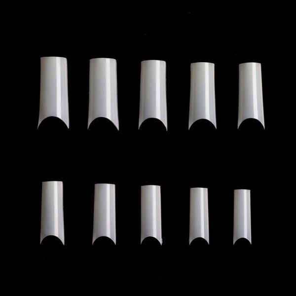 500 stk negltips falske negler akryltips i boks Clear