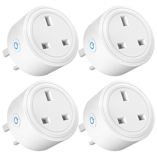 Smartplugg, smartplugg med fjernkontroll og tidsur, Wi-Fi-plugg uten behov for hub