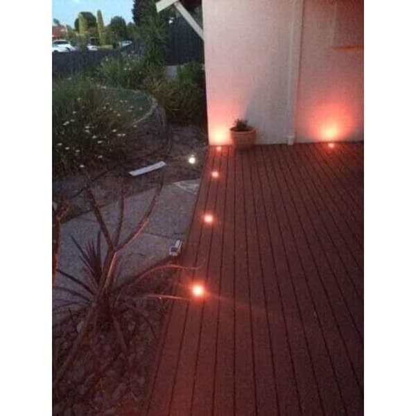 Innfelt LED-spotlight Ø7mm IP67 - Vanntett belysning for terrasse, uteplass, sti, vegg, hage