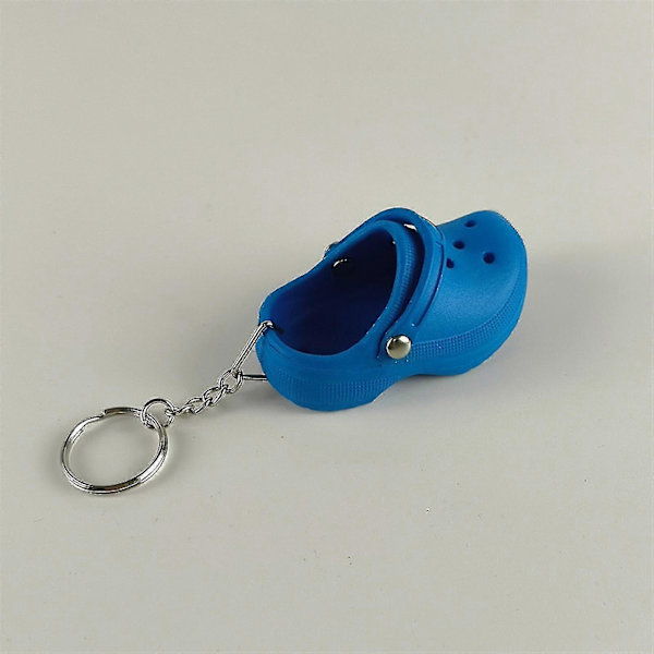 Mini Crocs Sandalkæde Charm Nøglering Nøgleholder Nyhed Nøglering Gave Orange