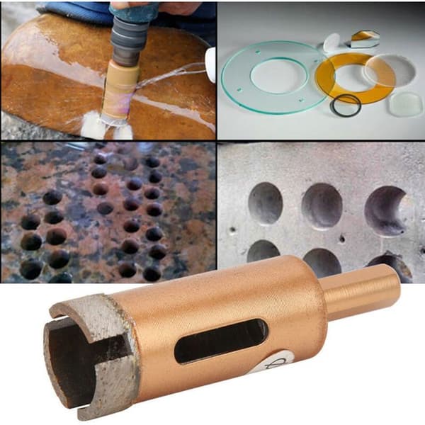 Diamantkerneborebit, hulsav til marmor, keramiske fliser, beton, glas, 25-38mm, 25mm