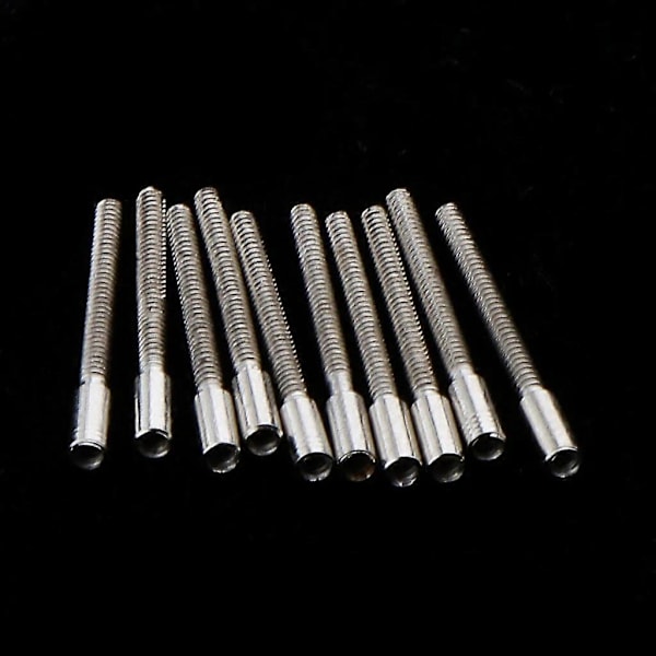 10 Stycken Förlängare Reparera Klockkronans Stammar 09mm Gängor för Självreparatörer Urmakare