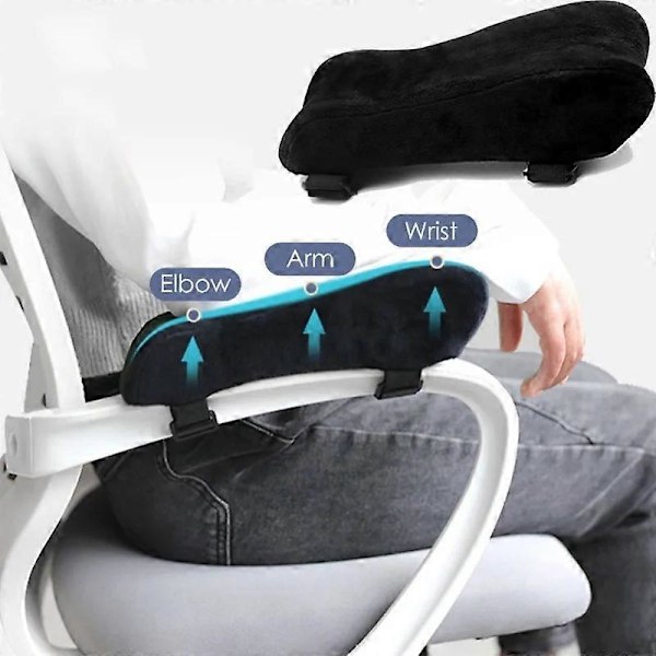 Tyyppi D Ergonominen muistivaahto käsinojapehmuste kotitoimistoon, istuimen käsinojatyyny pyörätuoliin Multicolor Style D