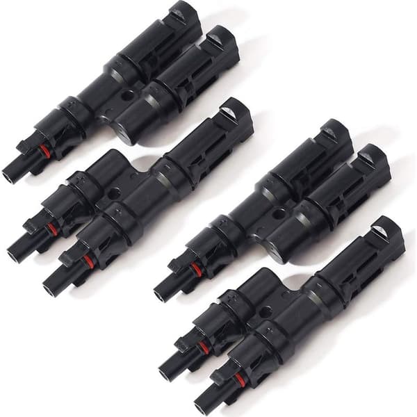 Par af Solar Branch Connectors Y-Connector Par MMF + FFM Parallel Forbindelse Mellem Solpaneler