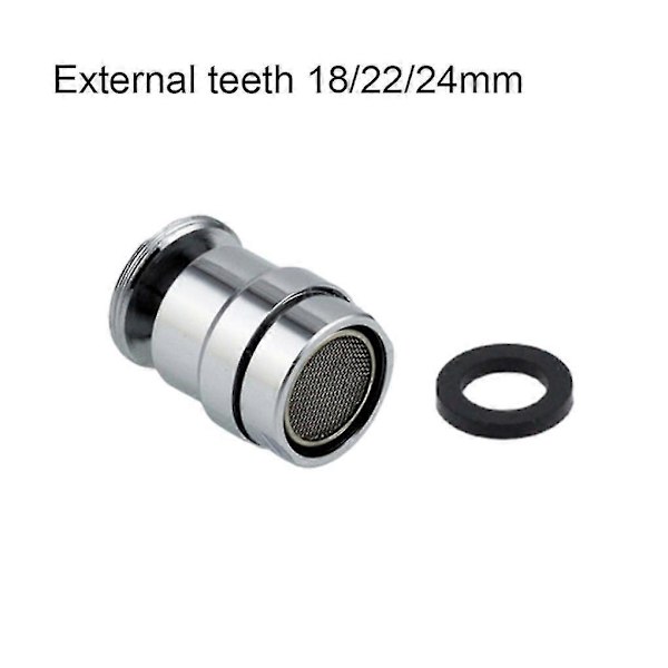 Messing Adapter Drejelig Luftblander Dyse Badeværktøj Hardware 18mm