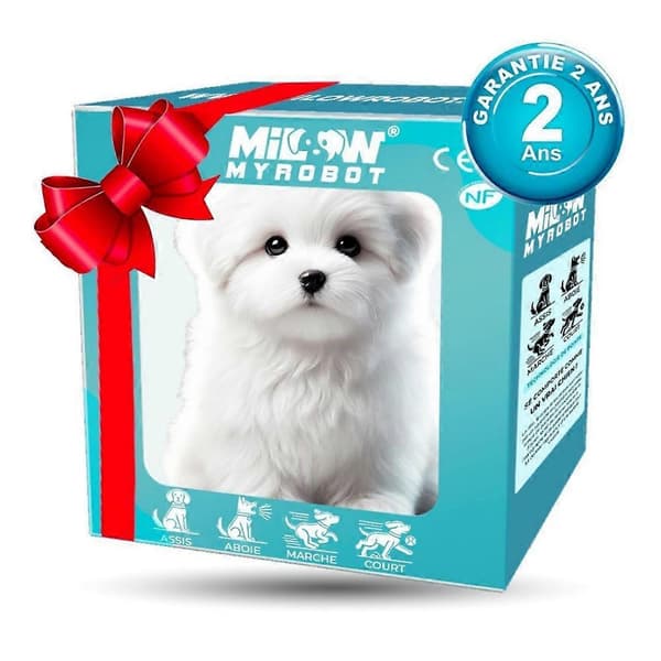 Milow Robot Hvalp, Milow - Min Realistiske Robot Hvalp White