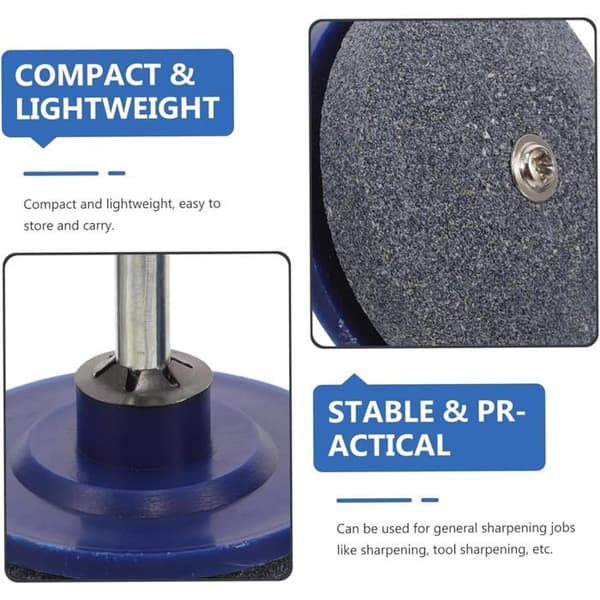 4 stk. gressklippermaknivsliper, knivsliper for gressklipper, universell knivsliper for elektrisk drill