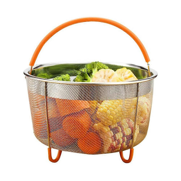 Ångkorgset i rostfritt stål, Instant-Pot-tillbehör för Ninja Foodi tryckkokare & Multi