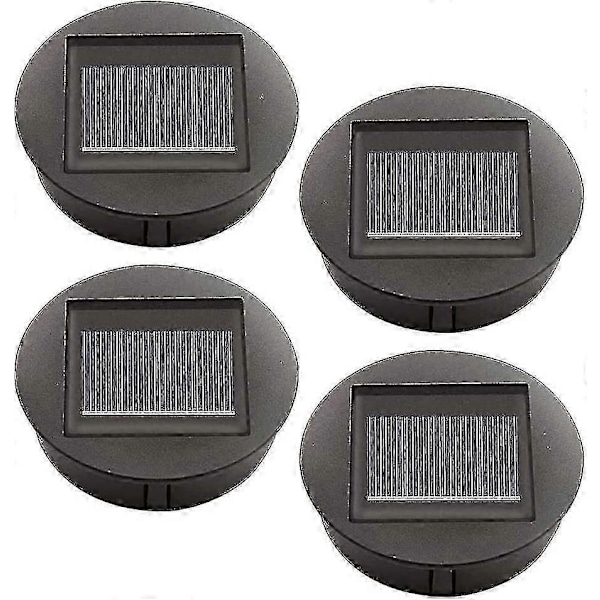 4-pack Ersättningssolcellslampor med LED-lampor, Ersättningstoppar för solcellslampor