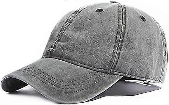 Vintage baseballcaps, ustrukturert justerbar baseballcaps i bomull
