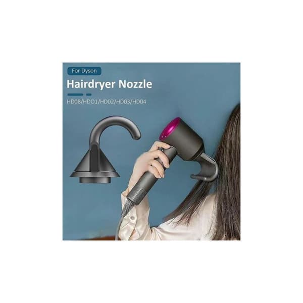 Dyson Glattejerns-tilbehør - Hårtørrer HD01 02 03 04 08 - Glattebørste - Ideelt tilbehør til tørring og glatning af hår