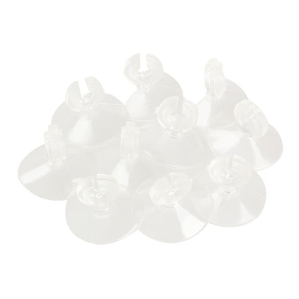 10 stk. Akvariumssugerkopper til 4/6 mm luftledningspipe-rørtrådsholder