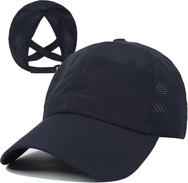 Poninhäntäaukollinen baseball-lippis Navy Blue