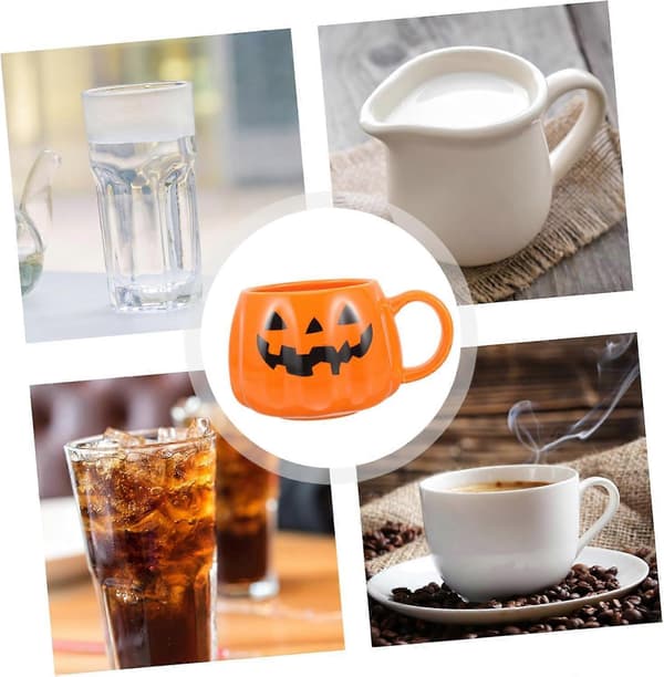 Halloween Gresskar Kopper Espresso Kopp Kaffekopper Kopp Spøkelseskopp Gresskar Kopp Utsøkt Melkekopp Gresskar Vannkopp Skrivebordskaffe