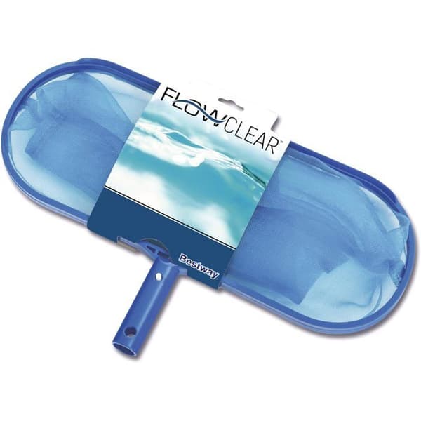 Poolskimmernet - 1 enhed - Finmasket - Effektiv fjernelse af snavs - Til fritstående og nedgravede pools