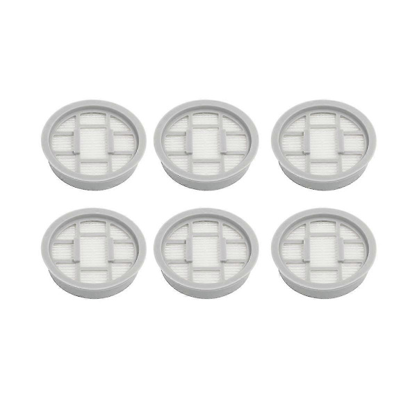 6 stk. erstatningsfilter egnet for Deerma Vc20 Vc21 håndholdt støvsuger tilbehør filter He