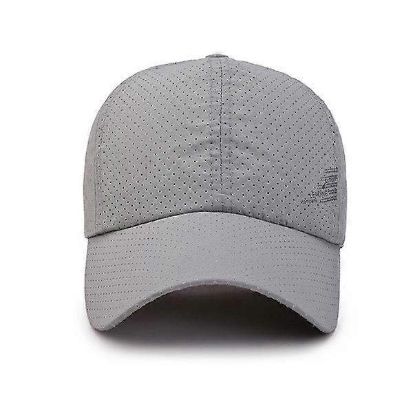 Mode Tilbehør Unisex Baseball Mesh Cap Sommer Cap Broderet Baseball Cap beige