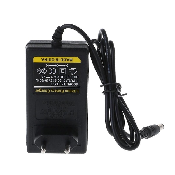 100-240V 8.4V 2A Polymer Litium Batterilader Strømforsyningsadapter Med IC