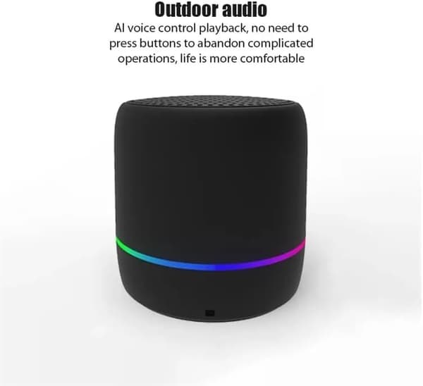 Bluetooth-högtalare, Mini Portabla Högtalare, Förbättrad Bas, Inbyggd Mikrofon, 5 Timmar Speltid