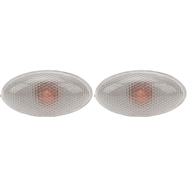 Jeffergarden Aramox 2-pak LED-sidemarkeringslys, erstatningsindikatorlamper til 206 407 607 bilsideblinklys