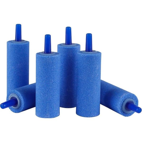 Luftsteiner - Sett med 6 - Blå Keramikk - 5 cm Boblediffusor - For Nanoakvarier og DWC
