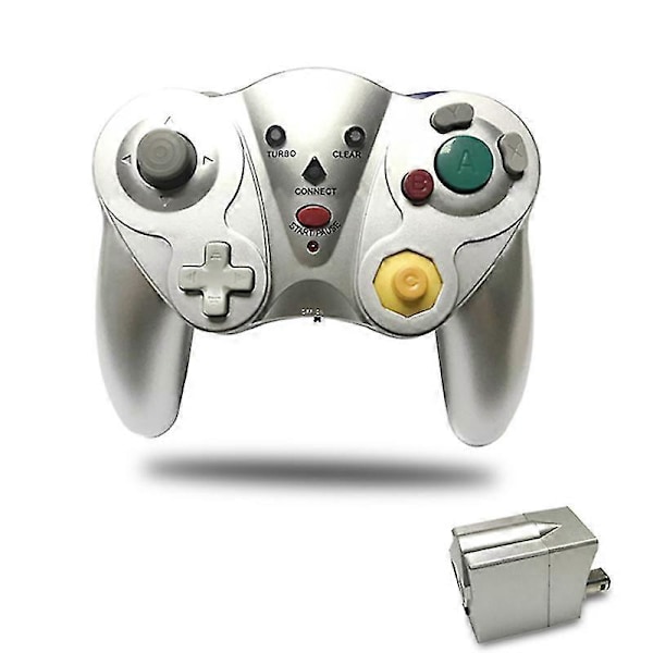 2.4G Trådløs Spilcontroller Til GameCube NGC Orange