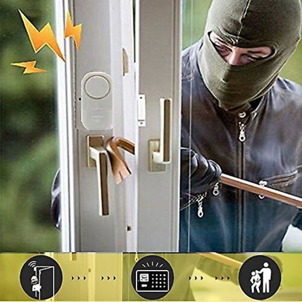 Trådløst Hjem Døre Vinduer Sikkerhed Indgang Alarm System Pakke 6
