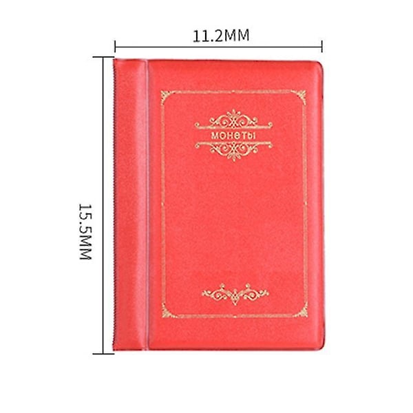 120 Lommer Møntalbum Samlingsbog Møntholder Album Mini Bøger