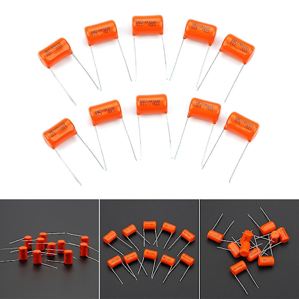 10 st 200V 715P 0,022uf Gitarr Ton Kondensatorer Orange Drop Kondensatorer