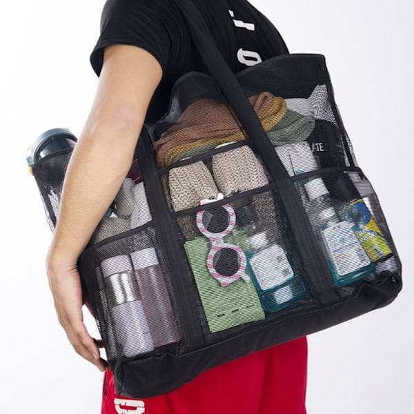 Strandtaske Undertøjslomme SORT - spot salg sort black