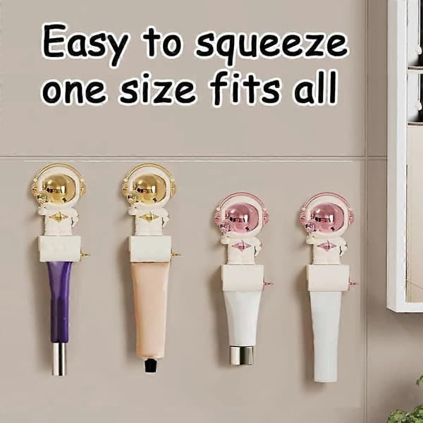 Cosmopress Tube Squeezer, Multifunktionel tandpasta rullepresser Golden without moon