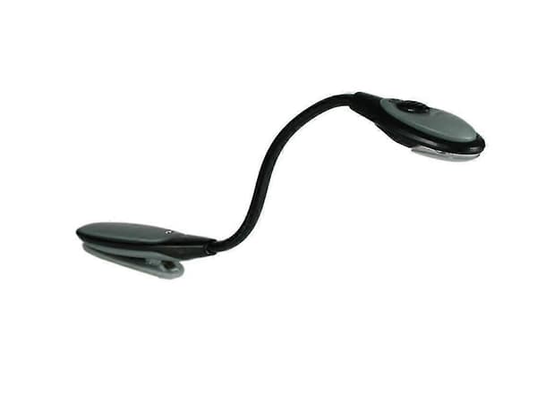 Boglampe - Læselampe / LED-lampe med klemme - Lampe til bog