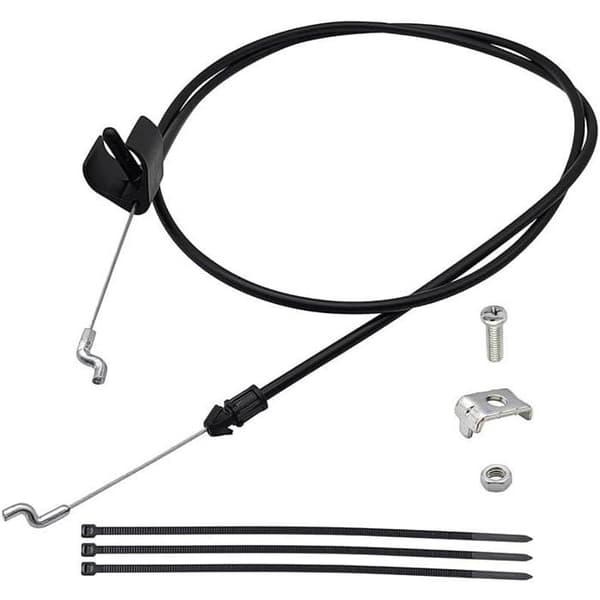 1101366MA Motorstopkabel til 22\" plæneklippere Reservedel med Z-bøjningsdesign og gummikappe