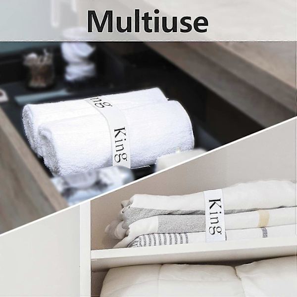 Premium Lagner Organizer Bånd - 4 stk. Queen Size