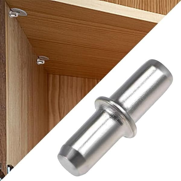 Sæt med 20 hyldebeslag, støtter og tappe til hylder, hyldetappe, hyldestøttetappe, hyldefastgørelser, plug-in hyldebeslag til møbler