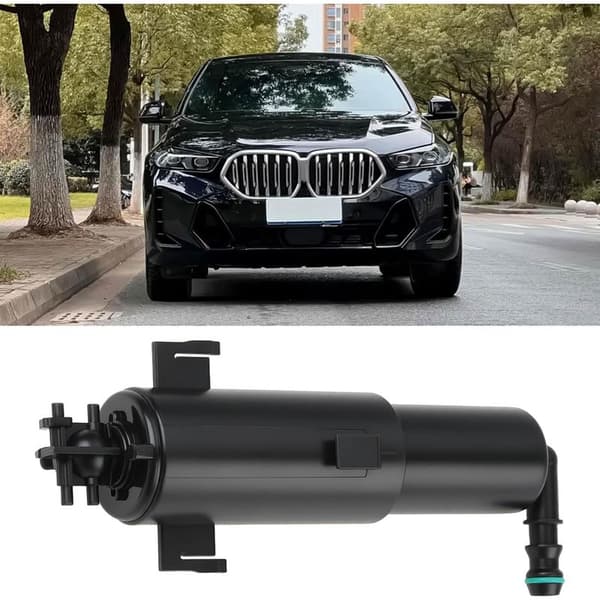 Venstre Forlygtevaskerdyse 61677223059 Kompatibel med BMW X6 E71 E72 2007-2014