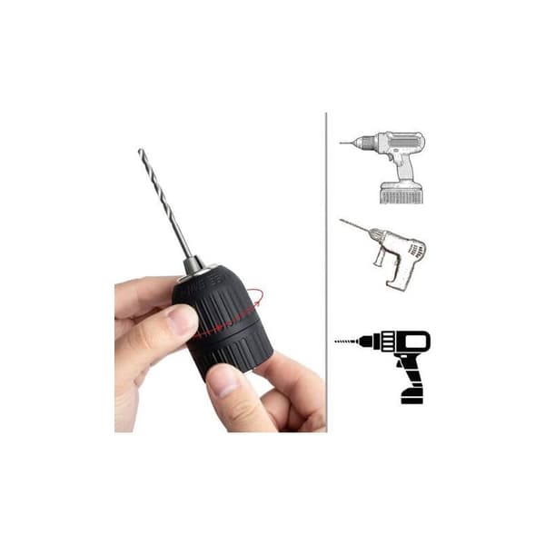 13 mm selvstrammende hurtigutløserchuck SDS-adapter for borhammer