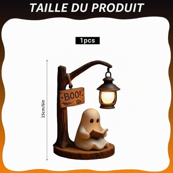 3D LED-nattlamper for Halloween, dekorative Halloween-lys, egnet for karneval, temafester og Halloween.