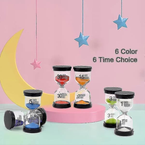 Timeglas, Timeglas Farvede Minutter Timeglas