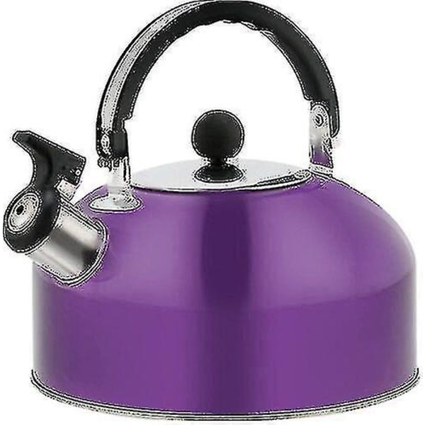 2.0l Fløytekjele Polert Kvalitets Rustfritt Stål 2.0 Liter Campingkjele-hy Purple