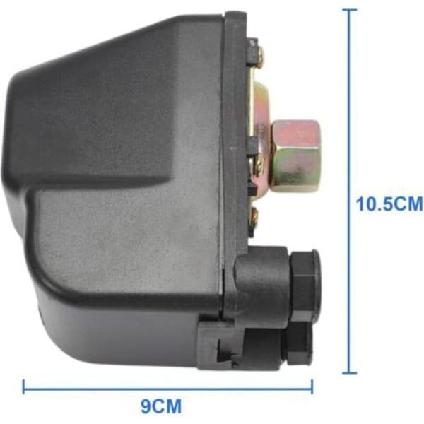 Vandpumpetrykafbryder, vandpumpetrykstyringsafbryder, 1,0-5,0 bar, ZG 1/4\" interfacegevind.