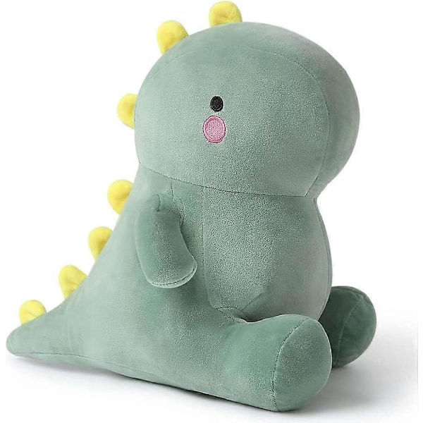 Dinosaurie Plyschleksak, Kawaii Plyschdjur, Gosig Dino, Kuddedocka, Gosig Leksaks Present Fylld för Barn Flickor Pojkar Grön