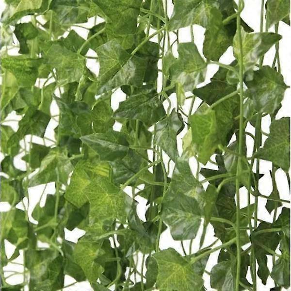 6 meter Efeu Guirlande / Blad Guirlande - 2m lang Grøn