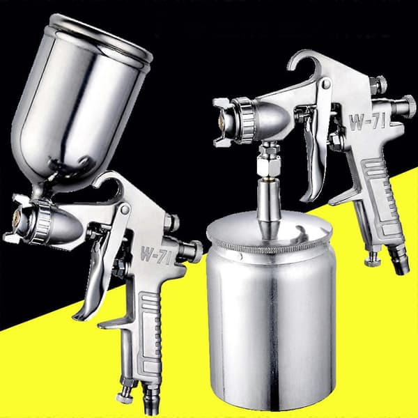 W-71 Pneumatisk Professionel Sprøjtepistol 1.5mm Til Bil Primer Maling Sprøjte Upper pot
