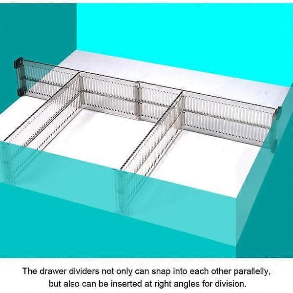 Set med 4 lådavdelare, 51-27,5 cm expanderbar organizer D